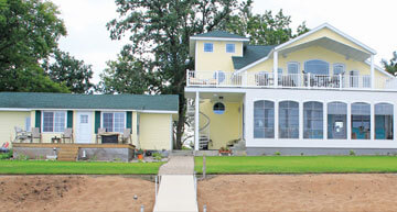 Custom Cape Code Home along the Shores of Lake Miltona | Custom Home Construction